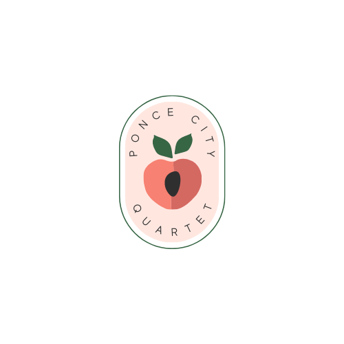 Ponce City Quartet aesthetic organic peach logo